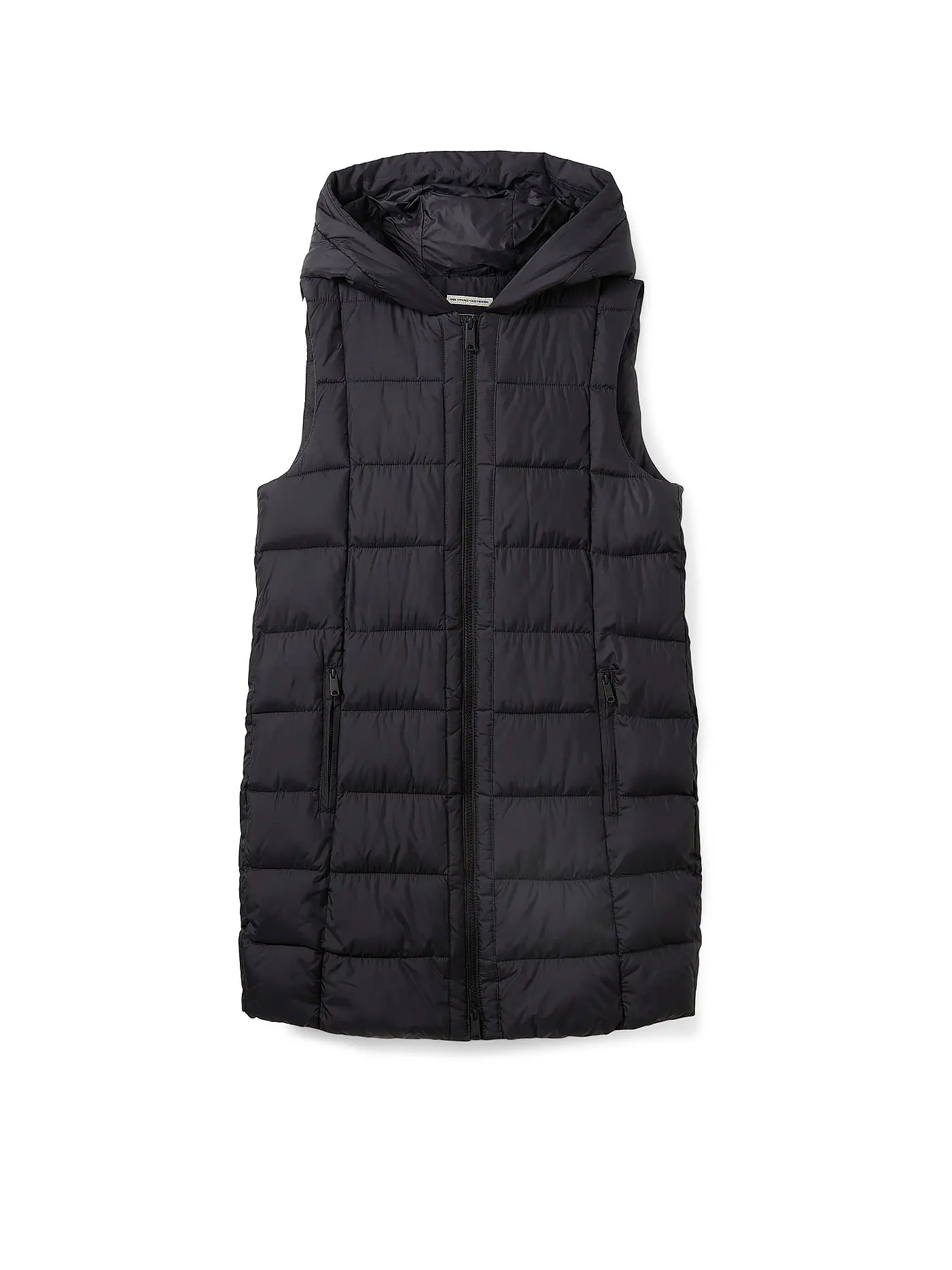 TOM TAILOR | Steppgilet | schwarz